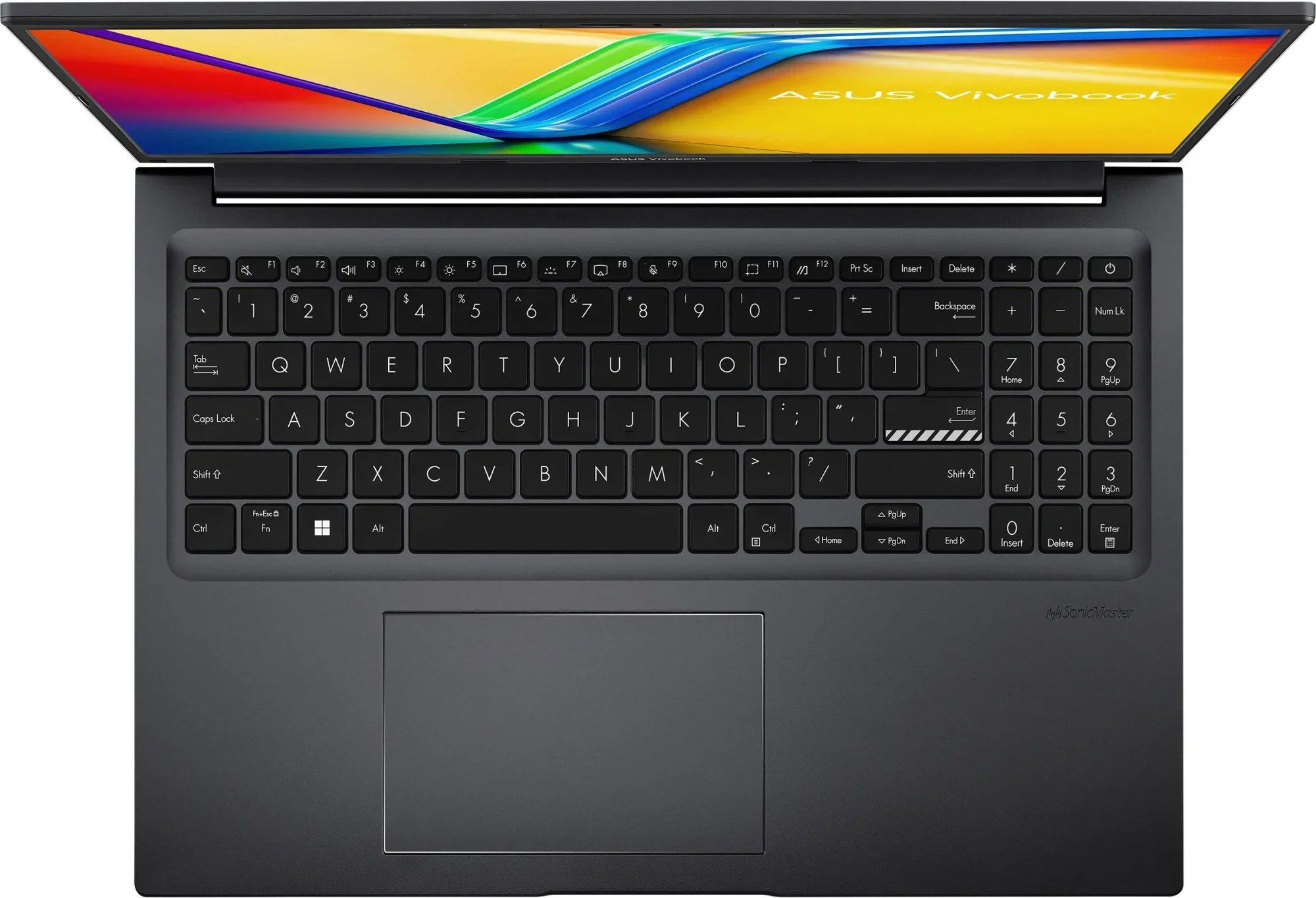 Ноутбук Asus VivoBook 16 X1605VA-MB1750 Core i5 13420H 32Gb SSD 512Gb Intel Iris Xe graphics 16" IPS WUXGA (1920x1200) без ОС черный WiFi BT Cam (90NB10N3-M02630)