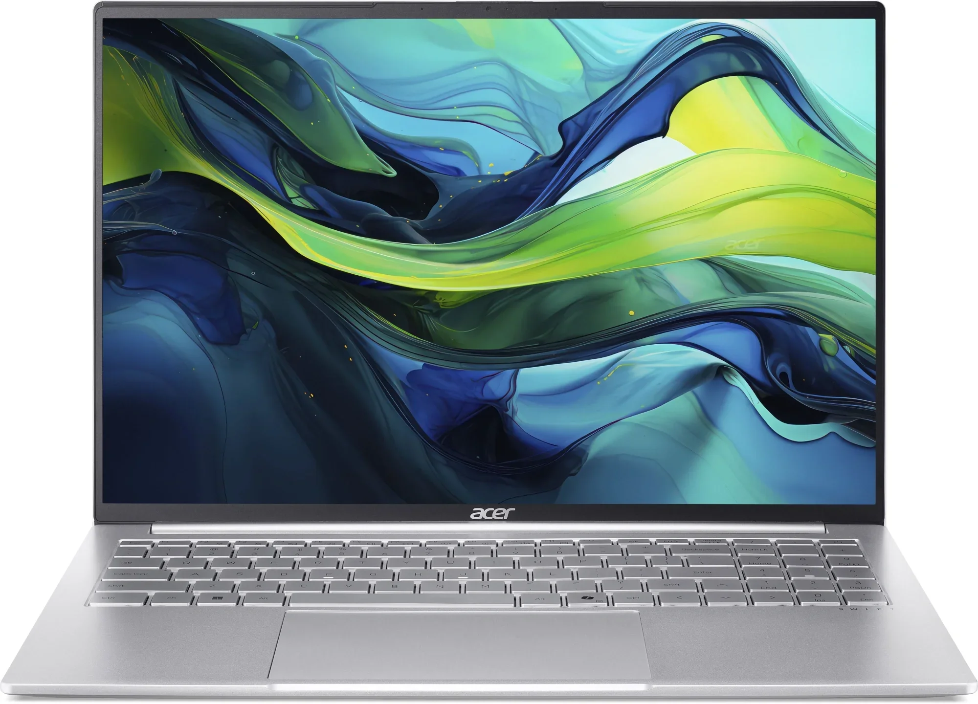 Ноутбук Acer Swift Lite SFL16-51M-54BL Core Ultra 5 115U 16Gb SSD512Gb Intel Graphics 16" IPS WUXGA (1920x1200) без ОС silver WiFi BT Cam (NX.D3UCD.002)