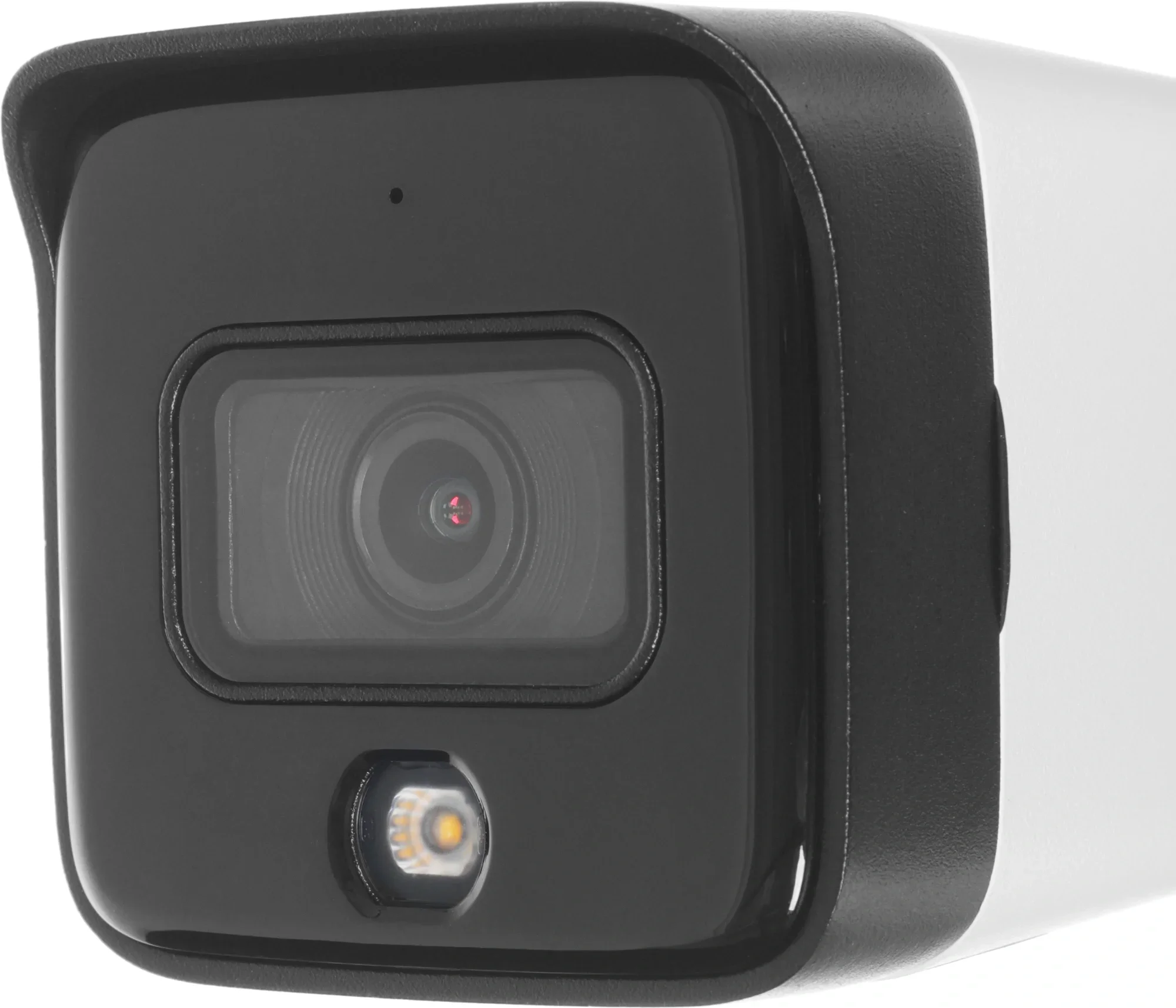 Камера видеонаблюдения IP Dahua DH-IPC-HFW1839TCP-A-IL-0280B, 3840x2160, 2.8мм, микрофон, ИК+LED 30м, 8Мп, 1/2.7" CMOS, уличная, цилиндрическая, белый