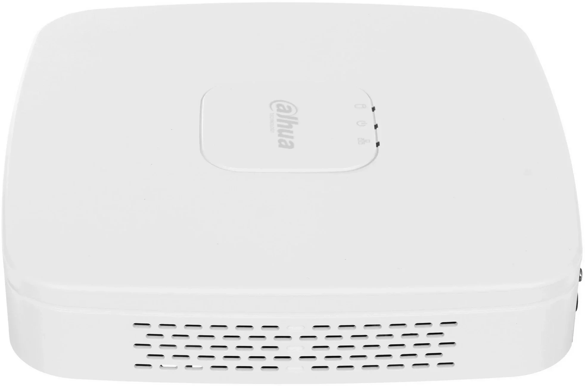 Видеорегистратор IP Dahua DHI-NVR2104-P-I2, 4-канальный c PoE, 4K, H.265+, ИИ. Входящий поток до 80 Мбит/с; сжатие: H.265+, H.265, H.264+, H.264, MJPEG; разрешение записи до 12 Мп; 4 порта PoE.