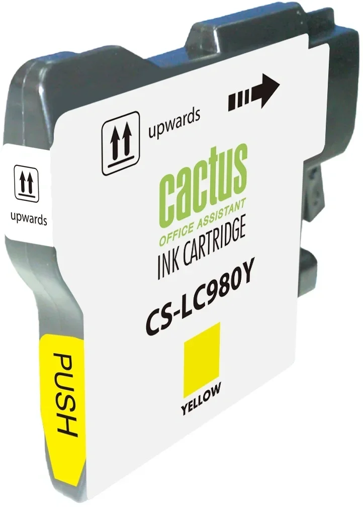 Cactus LC-980Y Картридж струйный Cactus CS-LC980Y желтый для Brother DCP-145C/165C MFC-250C/290C (16ml)
