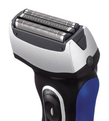 Бритва сетчатая Panasonic ES6002A520 реж.эл.:3 питан.:аккум. черный/синий