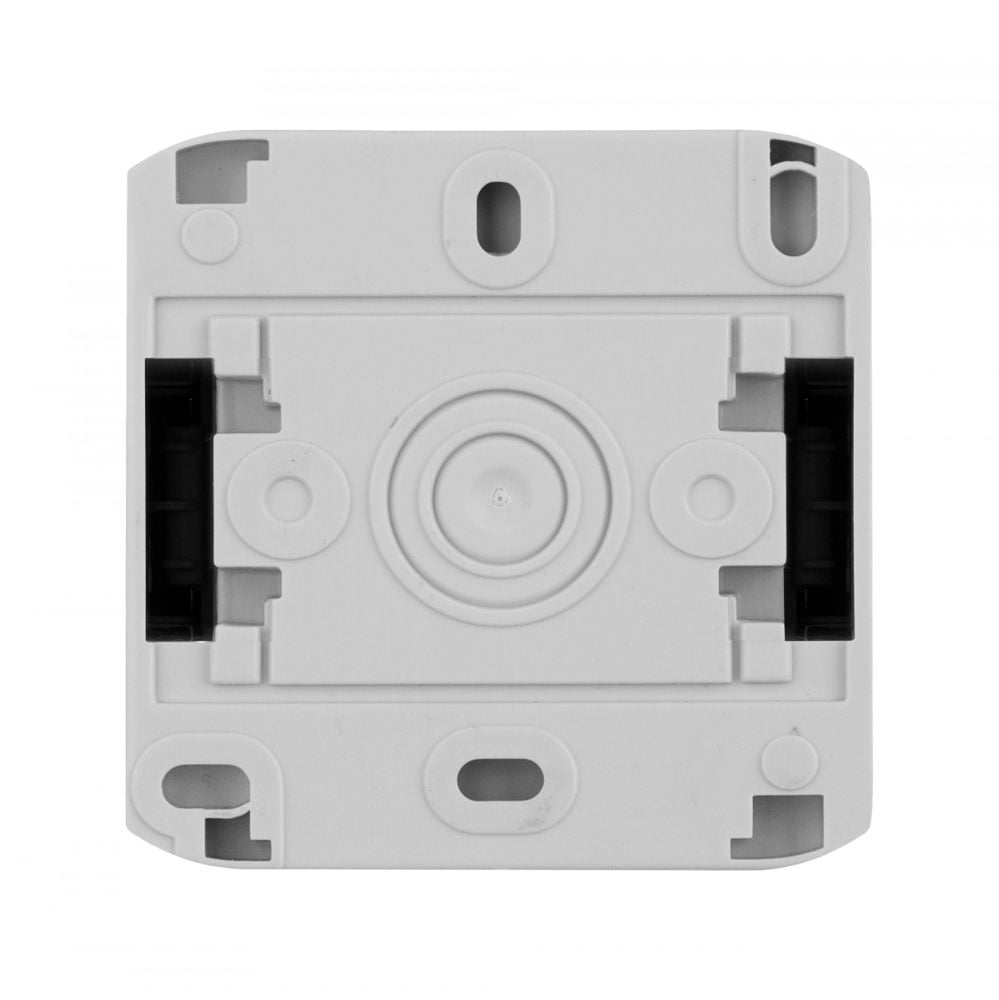 Legrand 782332 Quteo Выключатель двухклавишный наружный IP44 серый  10А  (782332)