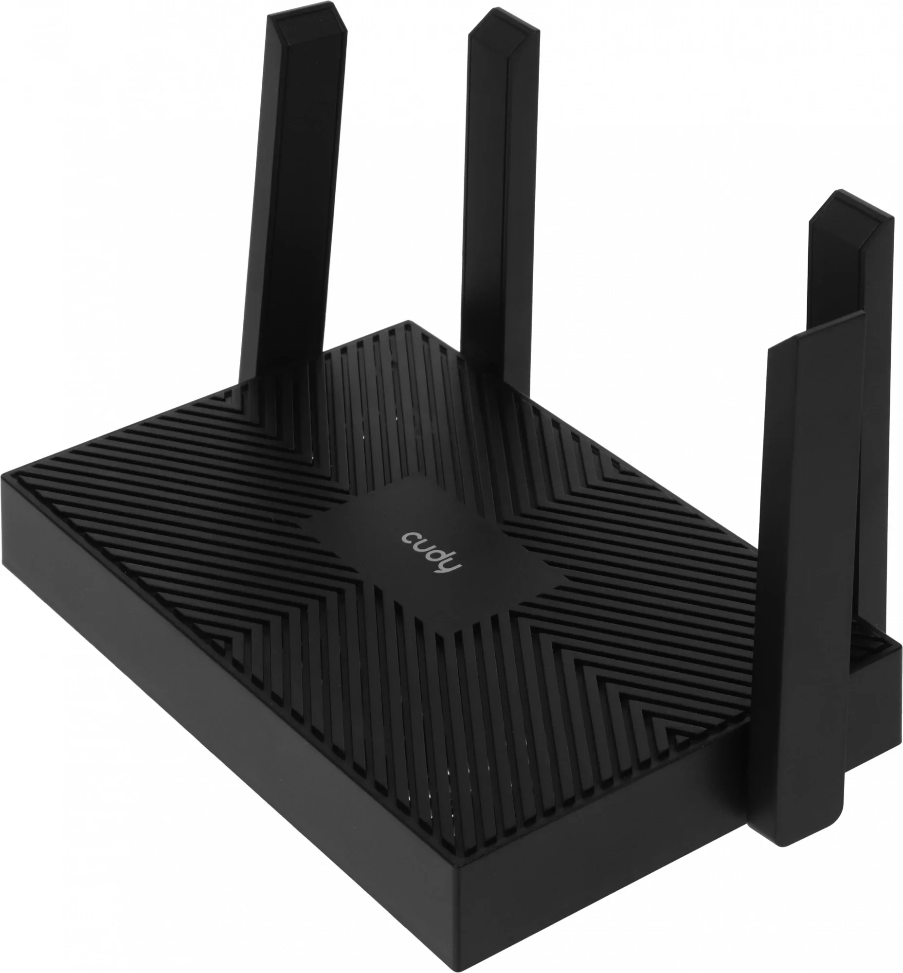 Маршрутизатор CUDY WR1500 AX1500 Gigabit Wi-Fi 6 Router Dual Band, Chipset Realtek, 802.11ax/ac/a/b/g/n, 1201Mbps at 5GHz + 300Mbps at 2.4GHz, 4 x 10/100/1000Mbps Ports, WPA3, IPv6, 4 x 5dBi fixed antennas