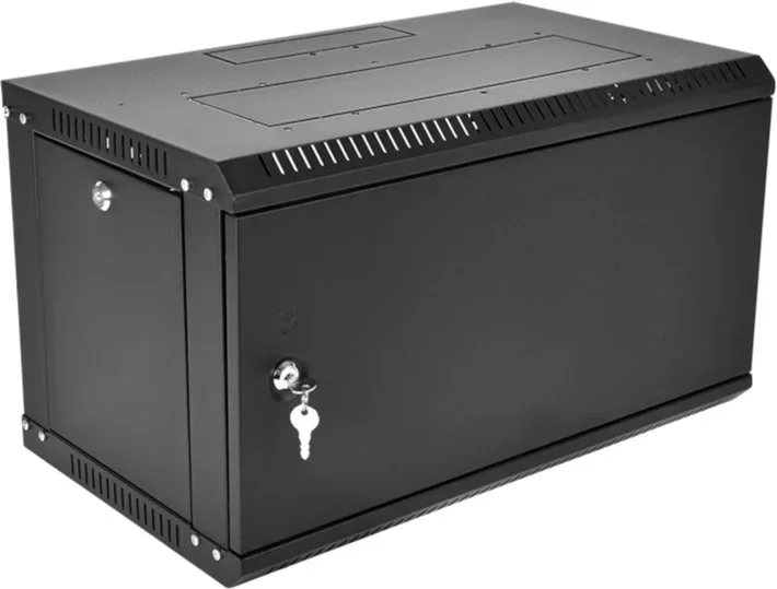 Настенный шкаф ЦМО - ШРН-Э, 9U, высота-480мм, глубина-650 мм, ширина-600 мм, металлическая дверь, съемные стенки, max-65кг, полезная глубина-600мм, цвет чёрный, ШРН-Э-9.650.1-9005
