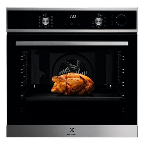 Духовой шкаф электрический Electrolux EOC5E70X черный/нержавеющая сталь, встраиваемый