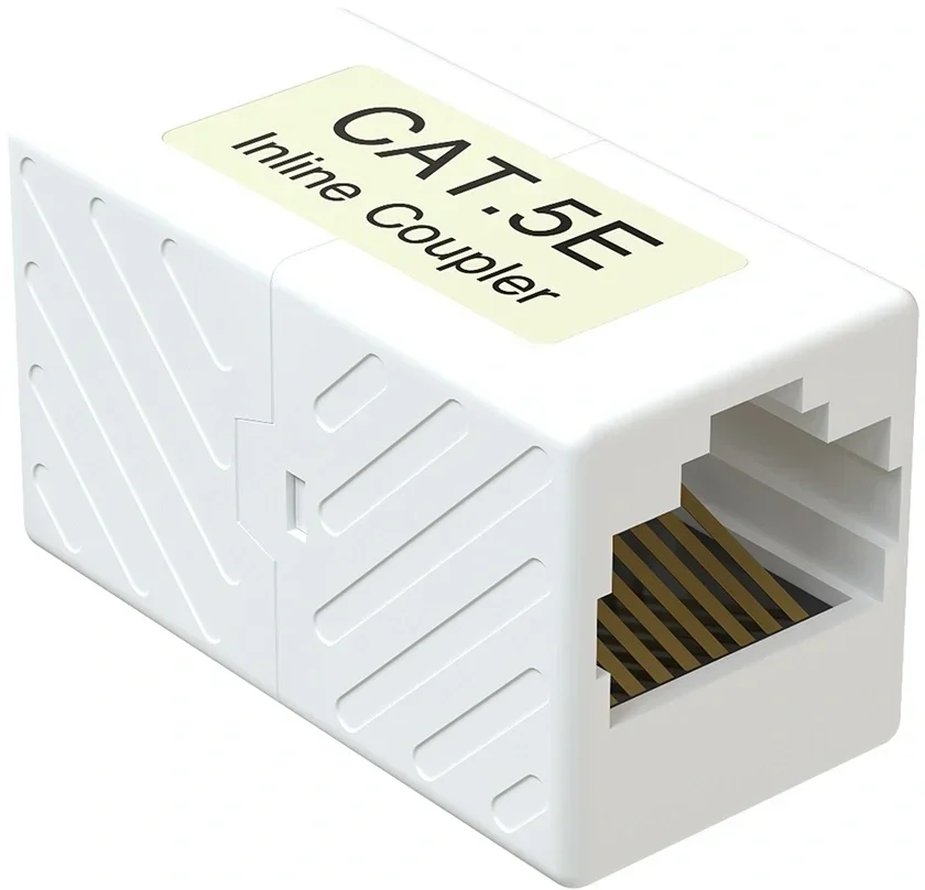 Адаптер проходной Sysmatrix CC RJ45.5EU.WH RJ45 кат.5E бел.