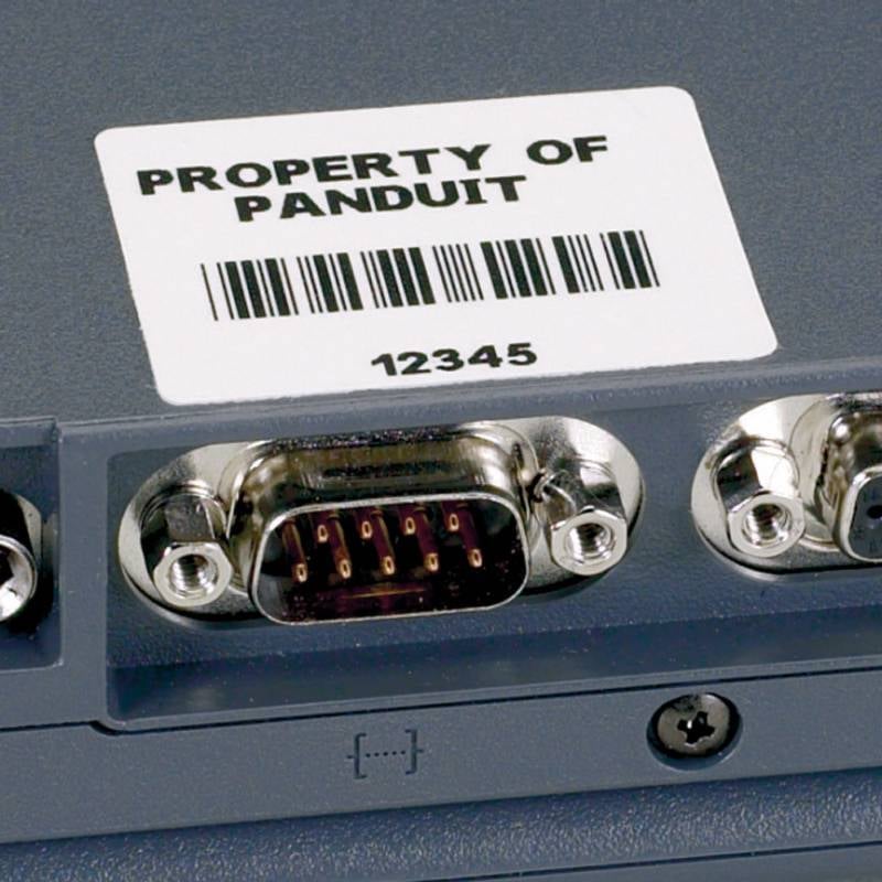 C200X100YJC Этикетка Panduit () 50.8х25.4 мм  полиэстер  бел.  кассета 750шт