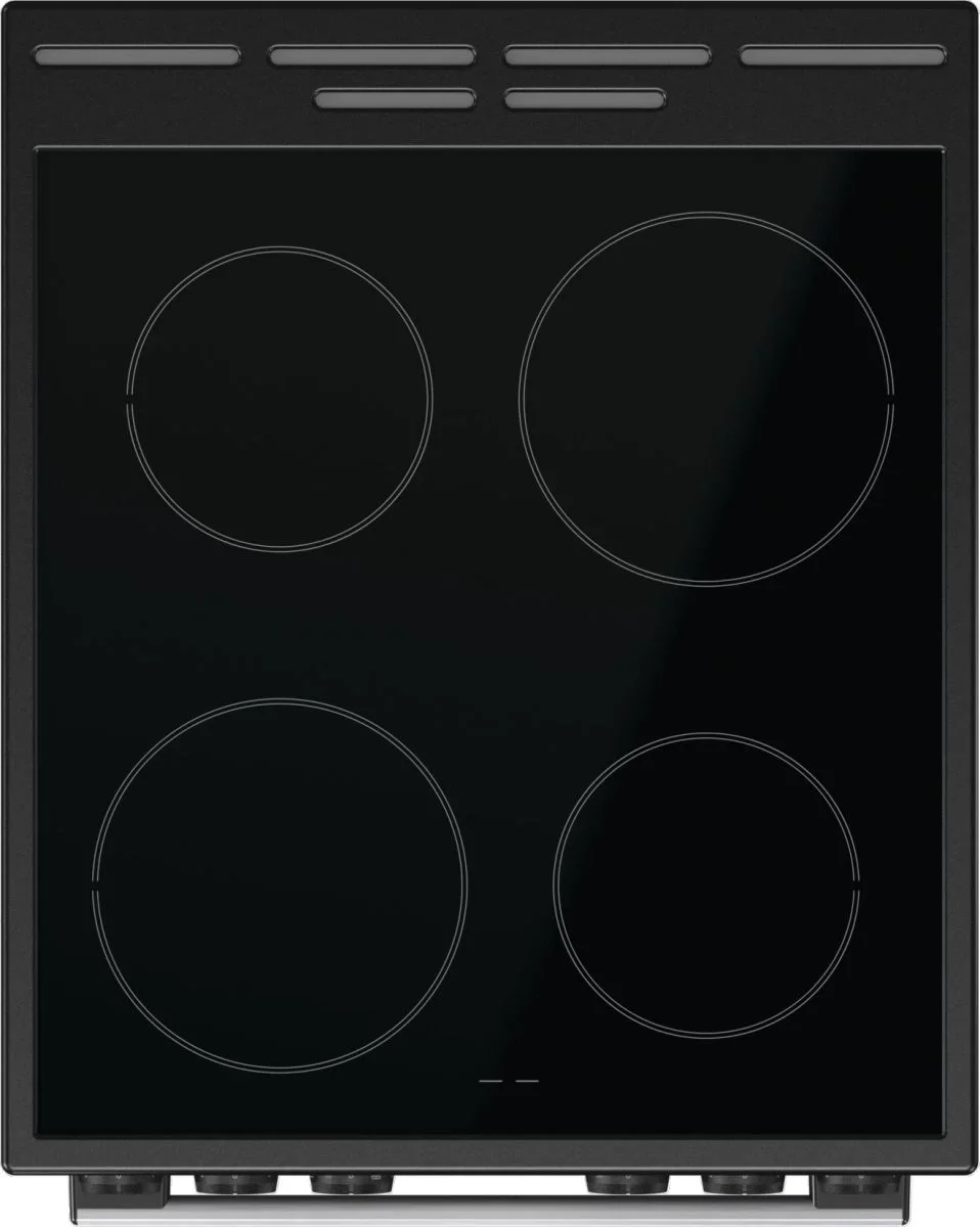 Плита электрическая Gorenje GEC5C41SG серый, конфорок 4 электрических, духовка 70 л, 50 см x 85 см x 59.4 см (без крышки)