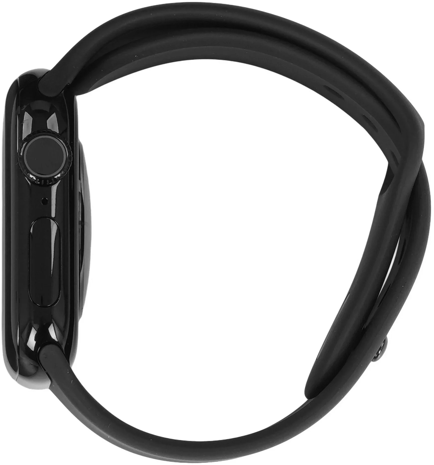 MEUW4LW/A Смарт-часы Apple Watch Series 11 A3333 46мм OLED корп.черный Sport Band  рем.черный разм.брасл.:S/M ()