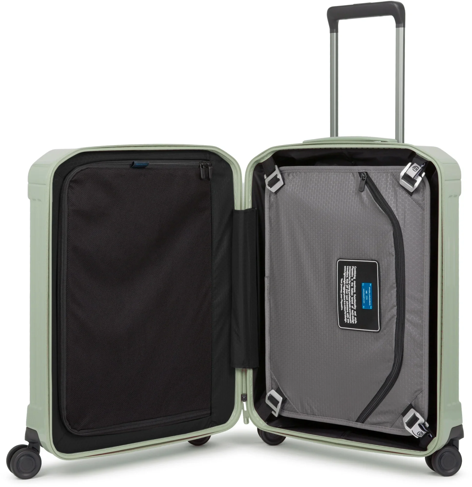 Чемодан Piquadro PQ LIGHT (BV4425PQL/VE) 40x55x20см 31л.  1.99кг. поликарбонат изумрудный