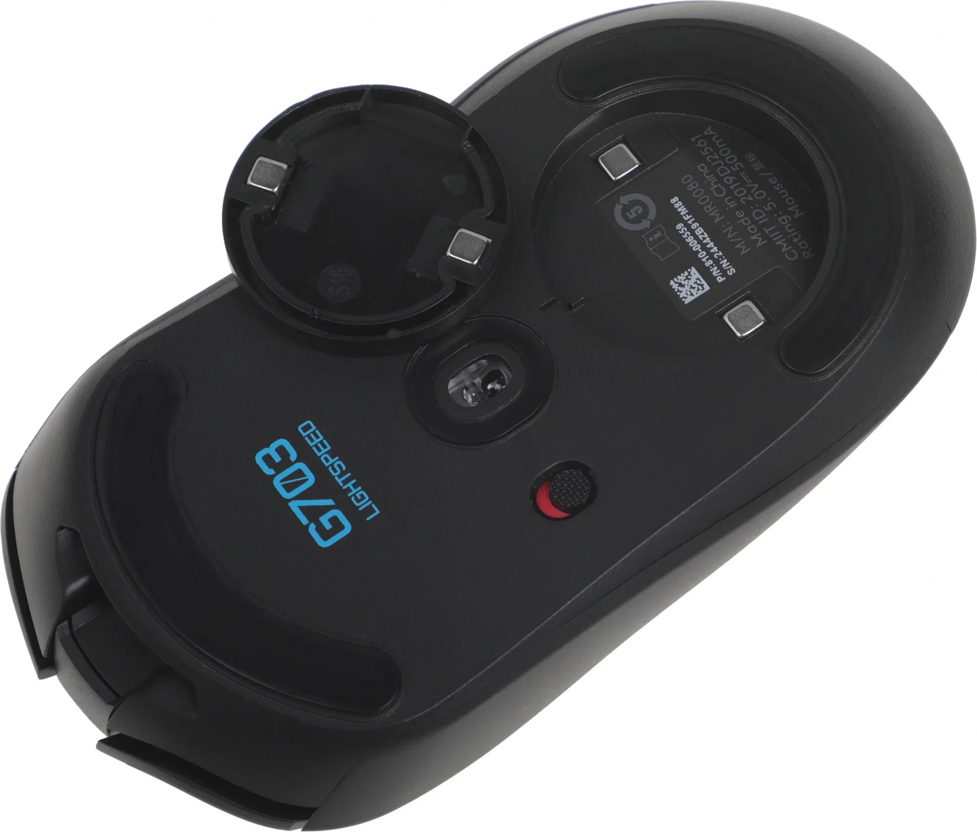 Мышь Logitech G703 LightSpeed черный оптическая 25600dpi беспров. USB 6but (910-005644)