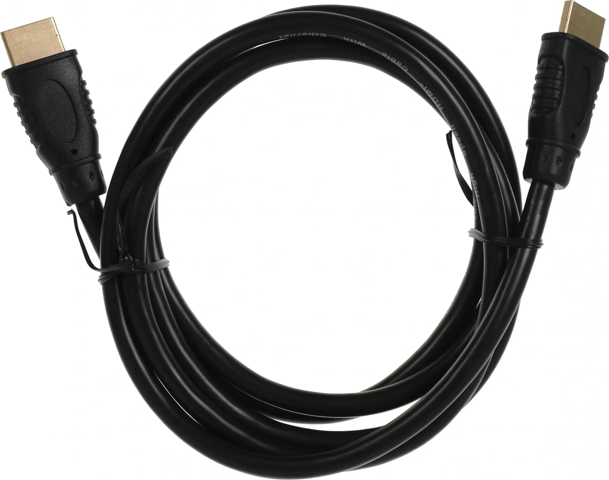 Видео кабель BURO, HDMI (M) -> HDMI (M), HDMI 2.0, 1.5 м, цвет чёрный, BU-HDMI-V2.0-1.5M
