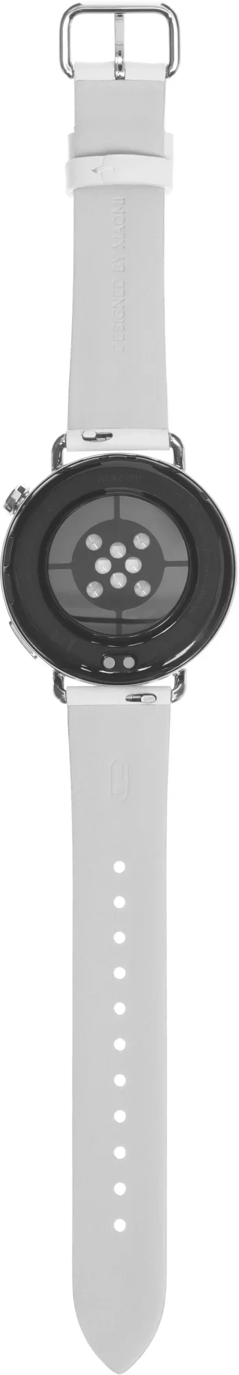 Смарт-часы Xiaomi Watch S4 41мм 1.32" AMOLED корп.серебристый рем.белый разм.брасл.:120-190 мм (BHR07VUGL)