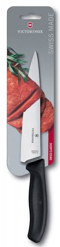 Нож Victorinox 6.8003.19B, Swiss Classic, 190мм, чёрный