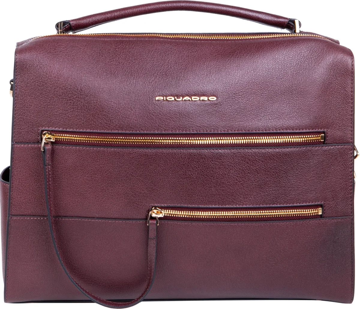 CA6774W140/BO Деловая сумка Piquadro Patricia  с отделением для ноутбука  14" бургунди натур.кожа