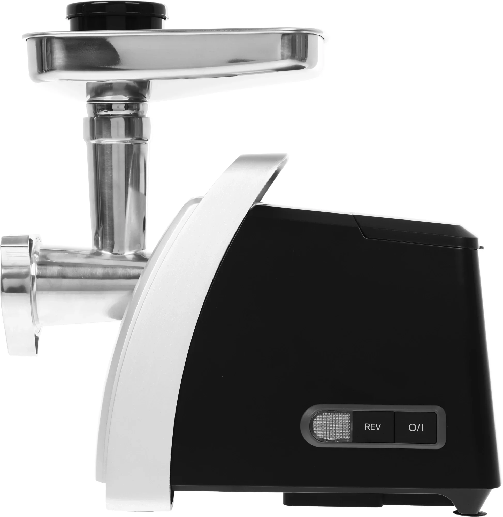 Мясорубка электрическая Bosch MFW68680 черный, 2200 Вт, 4.3 кг/мин, реверс, защита от перегрузки, насадки - 5