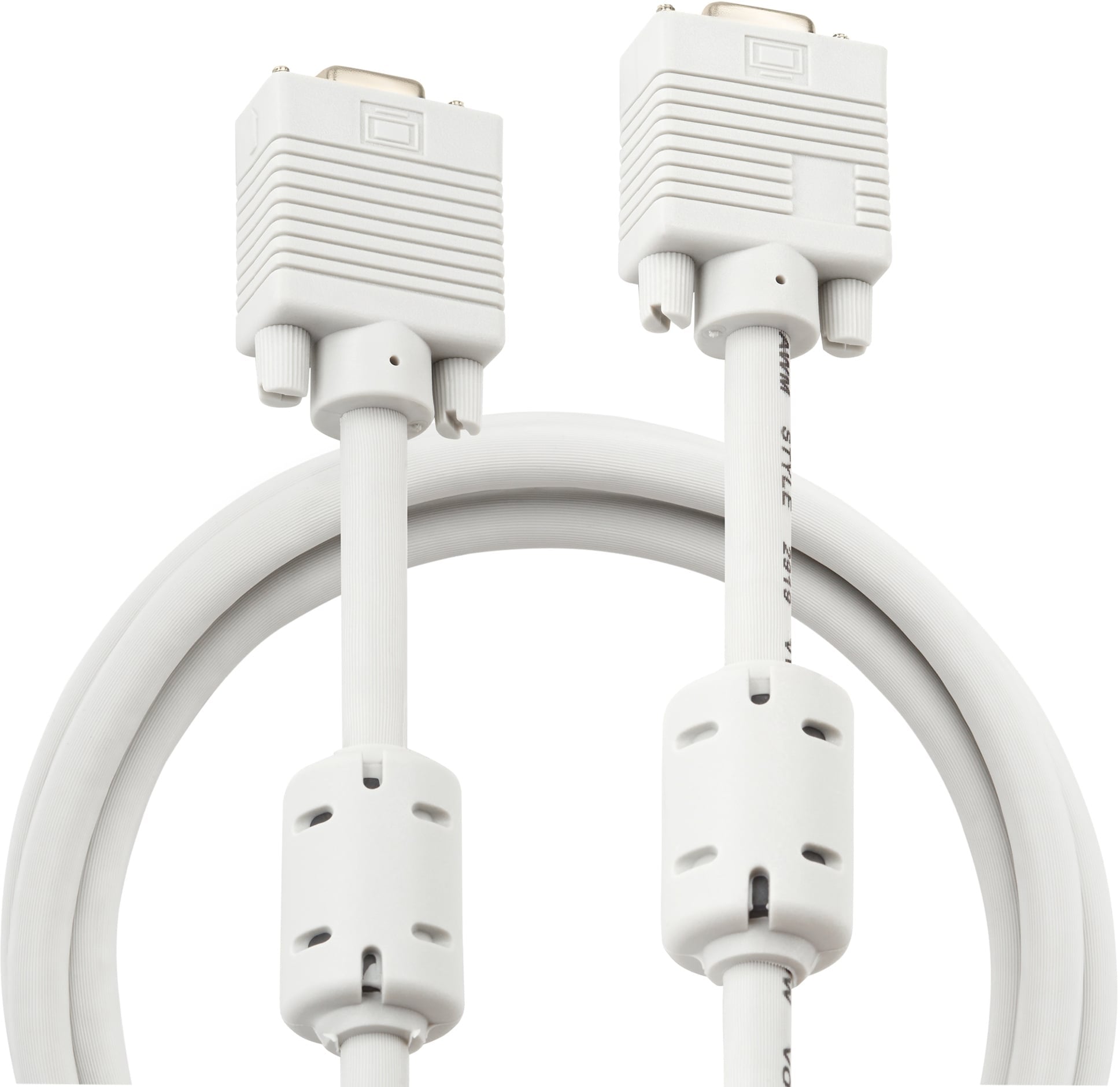 Удлинитель Buro кабеля VGA-15M/Fpro SVGA 15m/f для LCD мониторов 2 фильтра 1.8м
