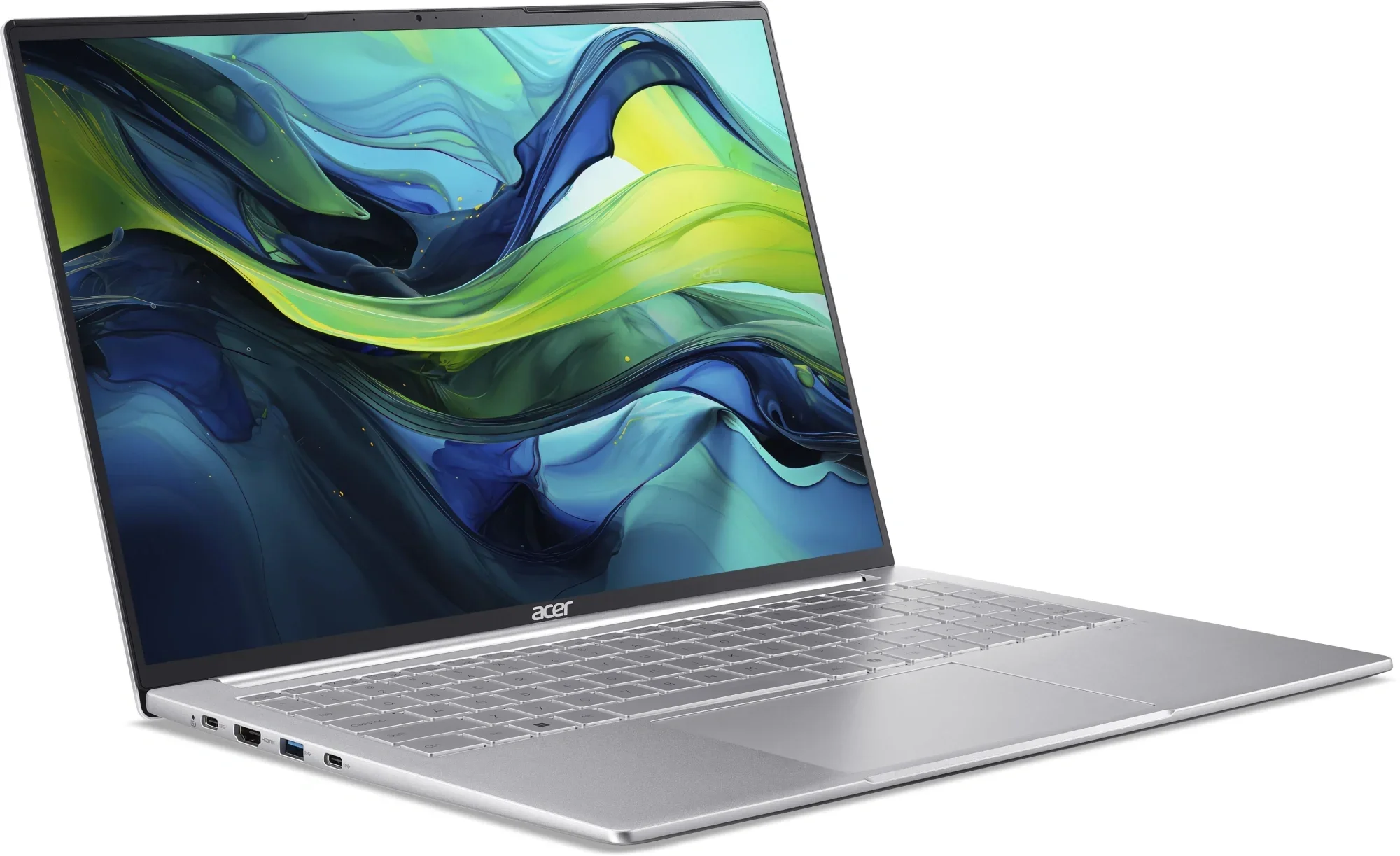 Ноутбук Acer Swift Lite SFL16-51M-54BL Core Ultra 5 115U 16Gb SSD512Gb Intel Graphics 16" IPS WUXGA (1920x1200) без ОС silver WiFi BT Cam (NX.D3UCD.002)