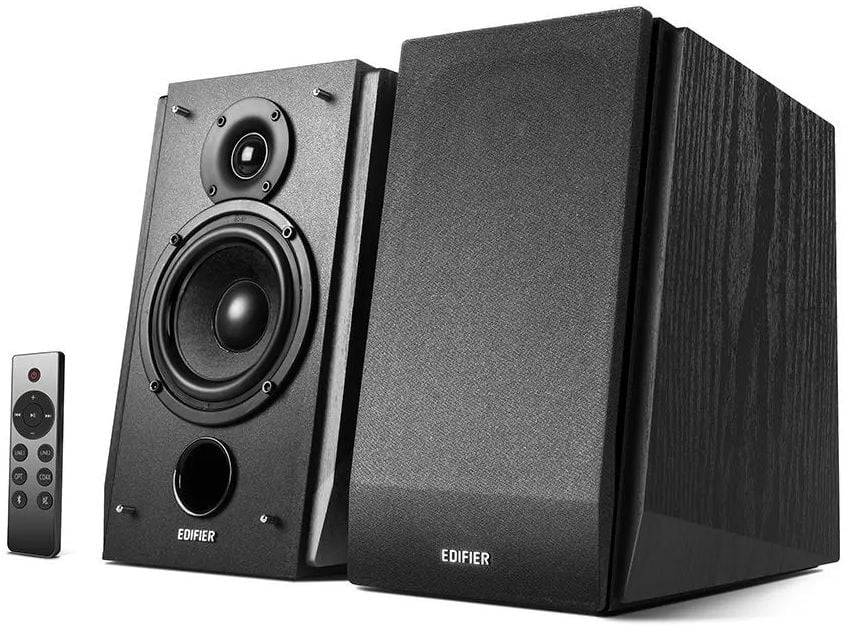 Edifier R1855DB Matte Black {70W RMS, 60-20000Гц, дерево, пульт ДУ, Bluetooth 5.0}