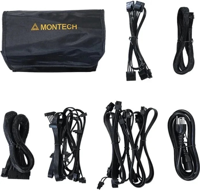 Блок питания Montech ATX 750W TITAN GOLD Gen.5 80+ gold (20+4pin) APFC 135mm fan 12xSATA Cab Manag RTL