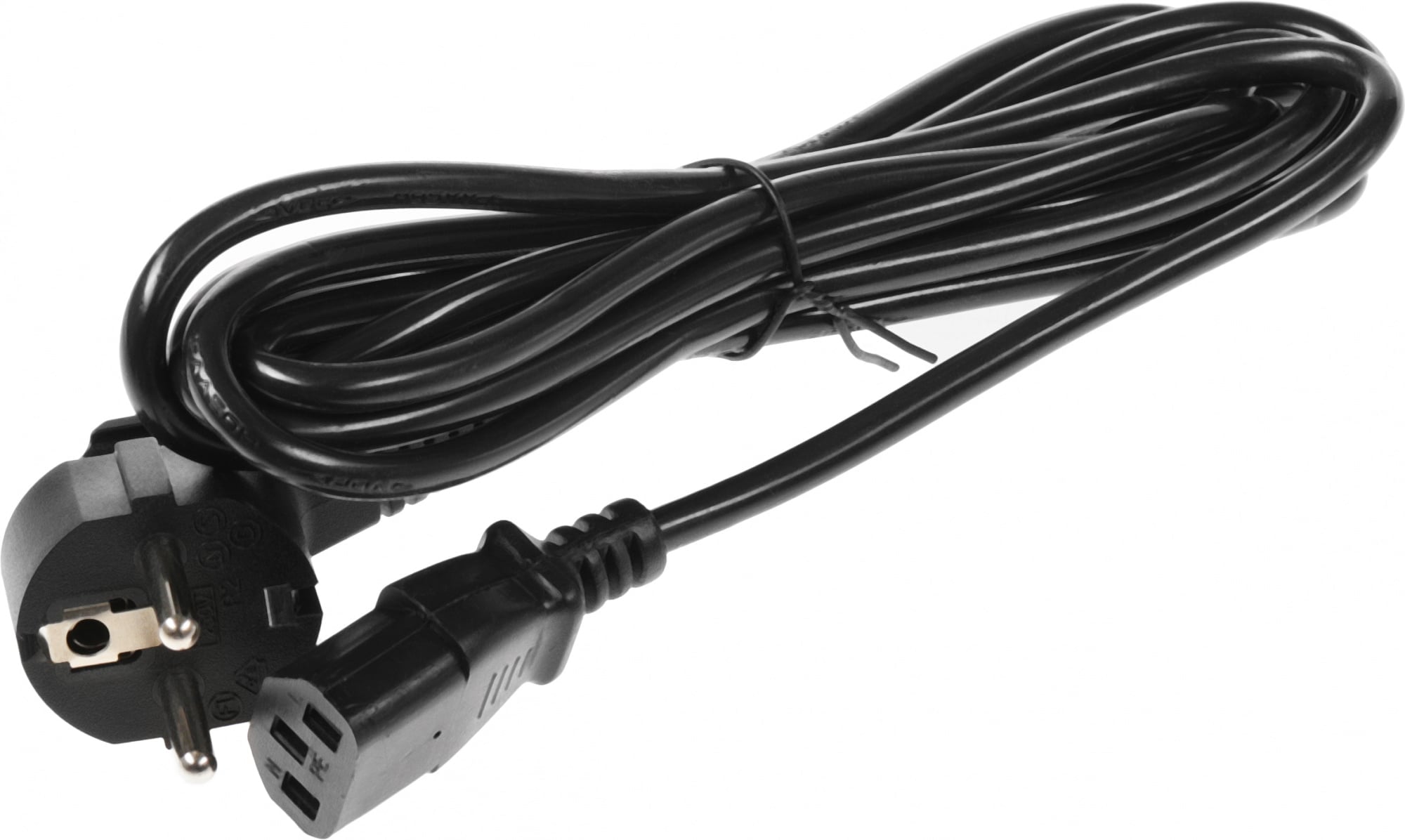 Кабель питания Schuko (Euro)(M)-IEC-320-C13, 3м, черный Ningbo (AN23-1000-3)