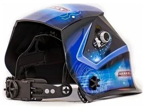 Маска сварщика Aurora SUN7 TIG MASTER 2-levels филь.:хамел. кл.:1/2/1/1 см.экр.99x55мм синий/черный (16876)