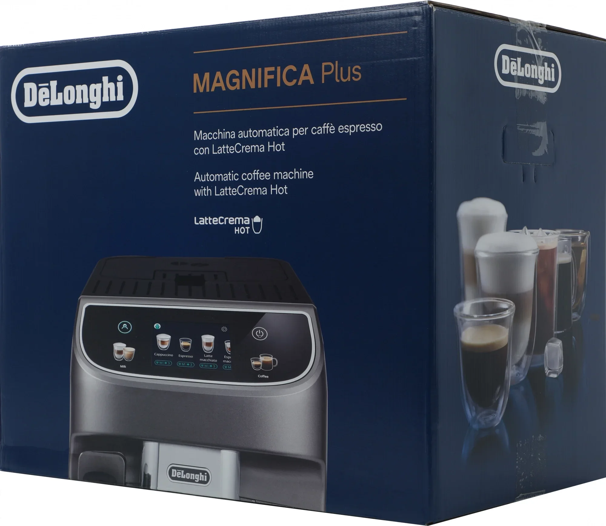 Кофемашина Delonghi Magnifica Plus ECAM320.70.TB 1450Вт титановый/черный