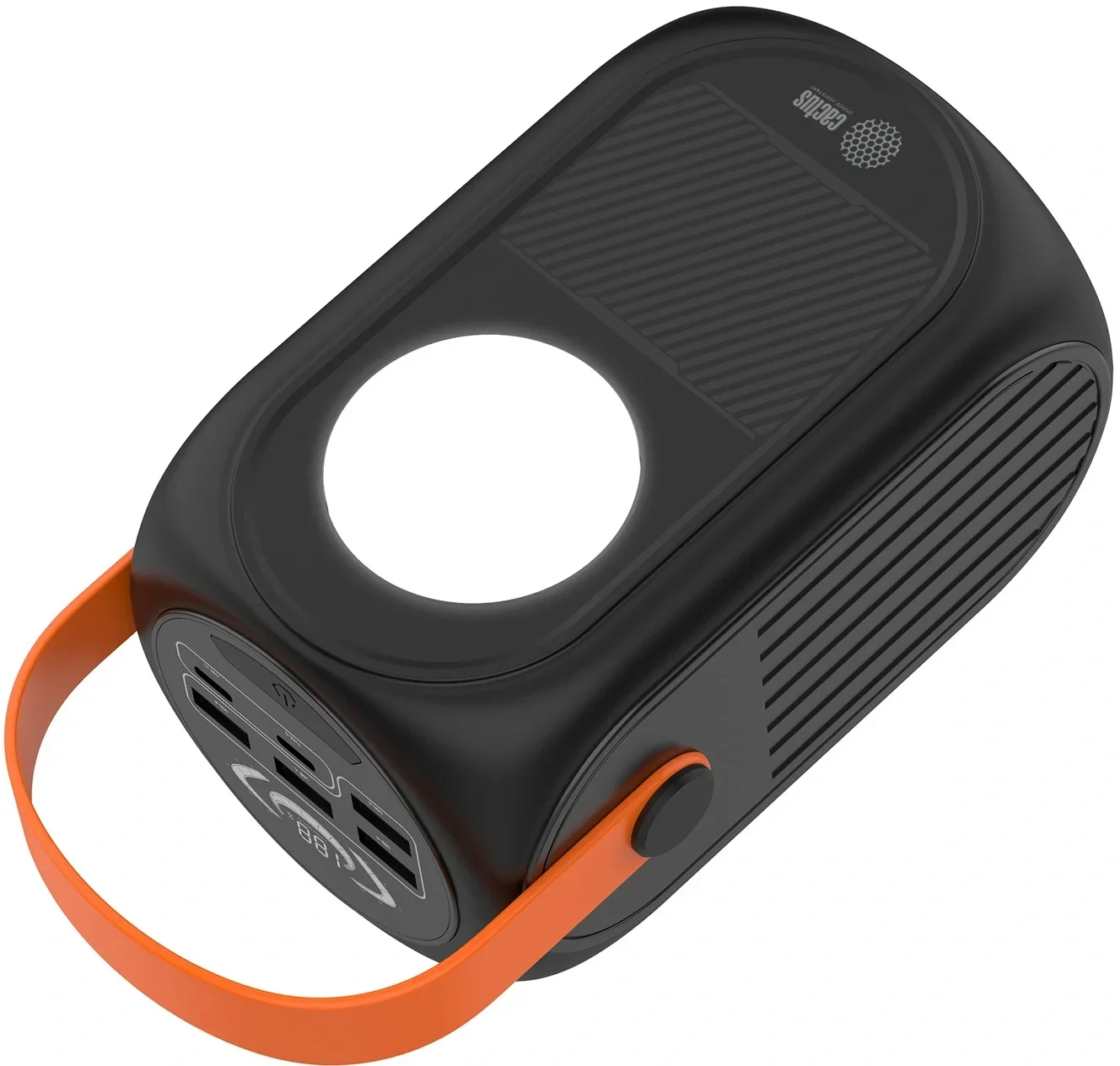 Портативный аккумулятор Power Bank CACTUS PBFSUD, 4xUSB Type A, 1xUSB Type C, 60 000mAh, Li-Pol, чёрный, CS-PBFSUD-60000