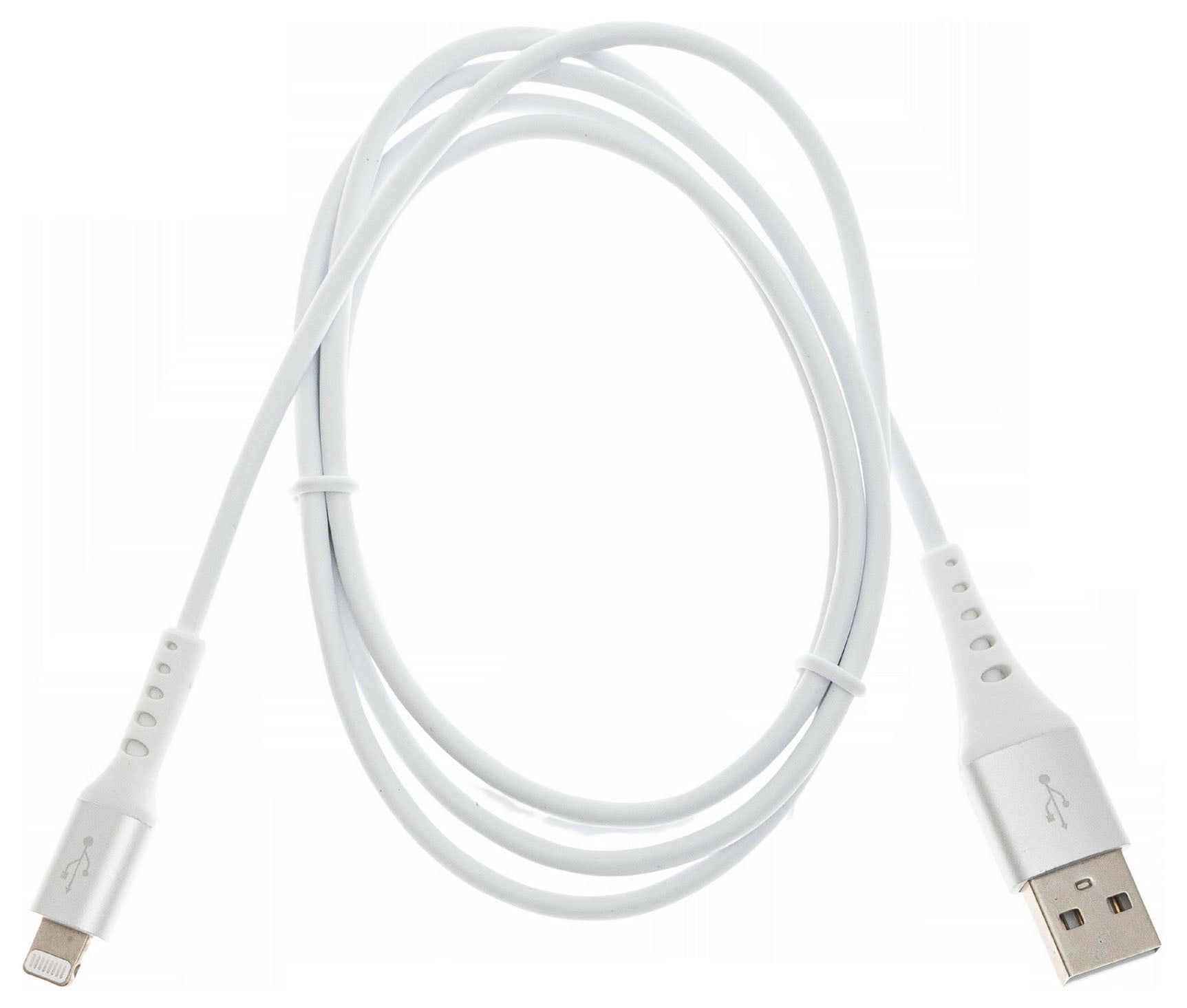 Кабель Cactus CS-LG.USB.A-1.2 USB (m)-Lightning (m)  1.2м белый блистер