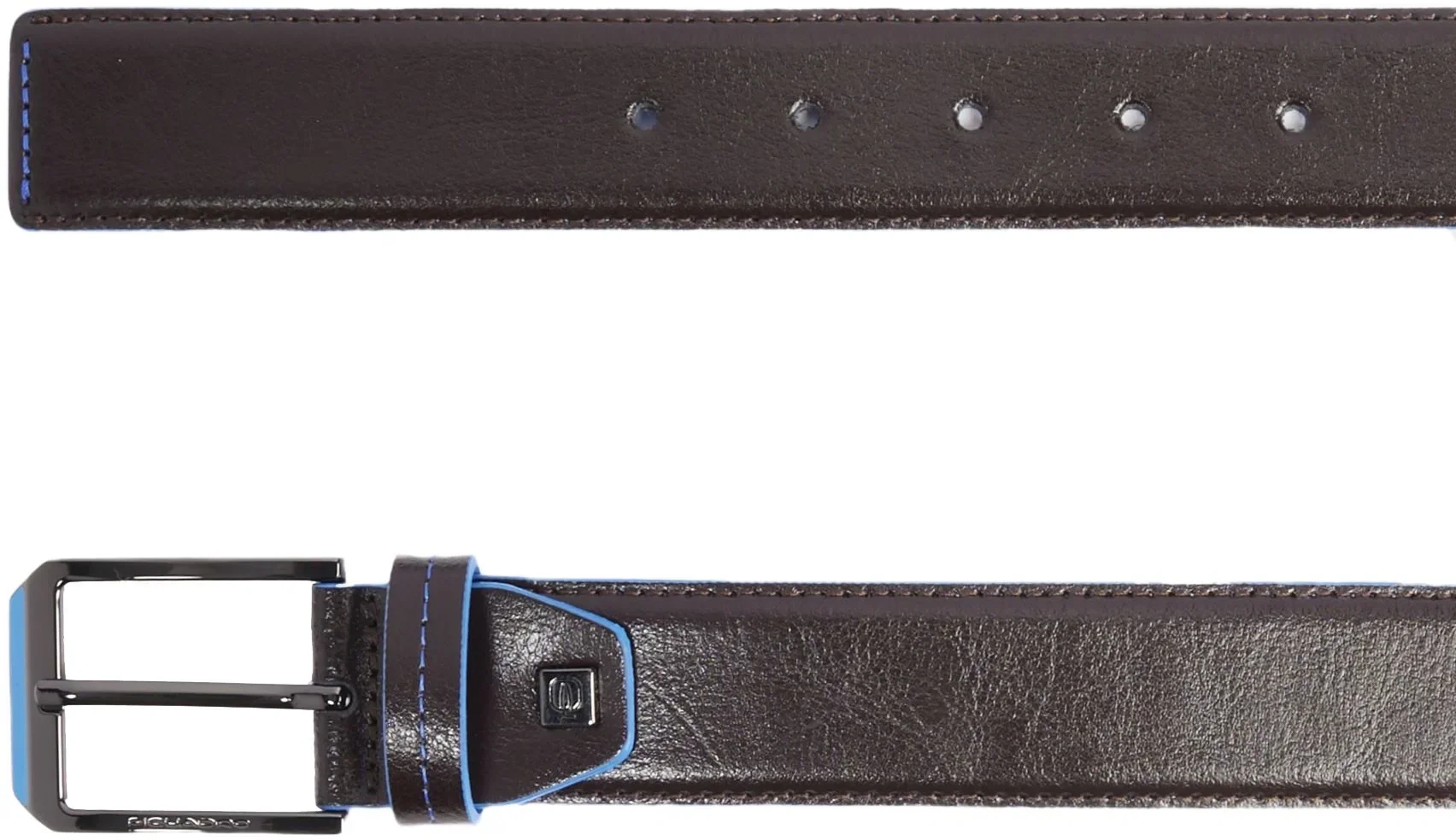 Ремень мужской Piquadro Blue Square CU6743B2/MO регулир. 125х3.5см коричневый натур.кожа