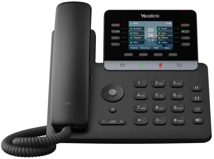 Телефон YEALINK SIP-T73U, 12 аккаунтов, 2,8" цветной экран, порт USB, BLF, PoE, GigE, без БП, шт (repl. SIP-T44U, SIP-T43U)