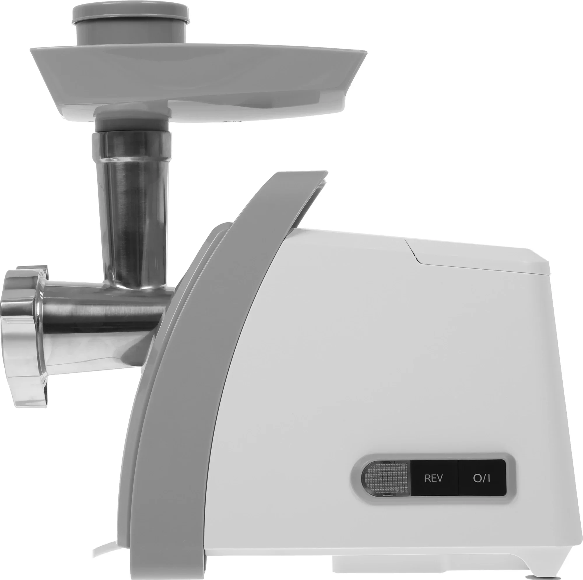 Мясорубка электрическая Bosch MFW 66020 белый/серый, 1800 Вт, 3.0 кг/мин, реверс, защита от перегрузки, насадки - 5