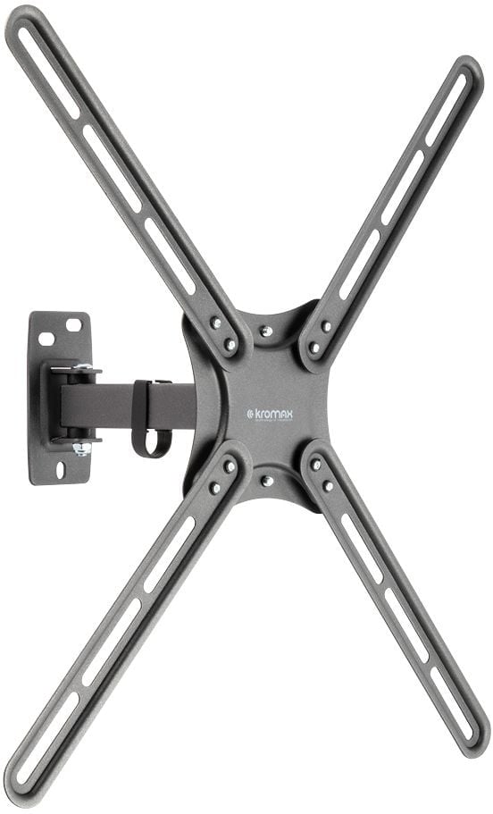 90466  Кронштейн для телевизора Kromax CORBEL-6 черный 22"-65" макс.30кг настенный  поворот и наклон