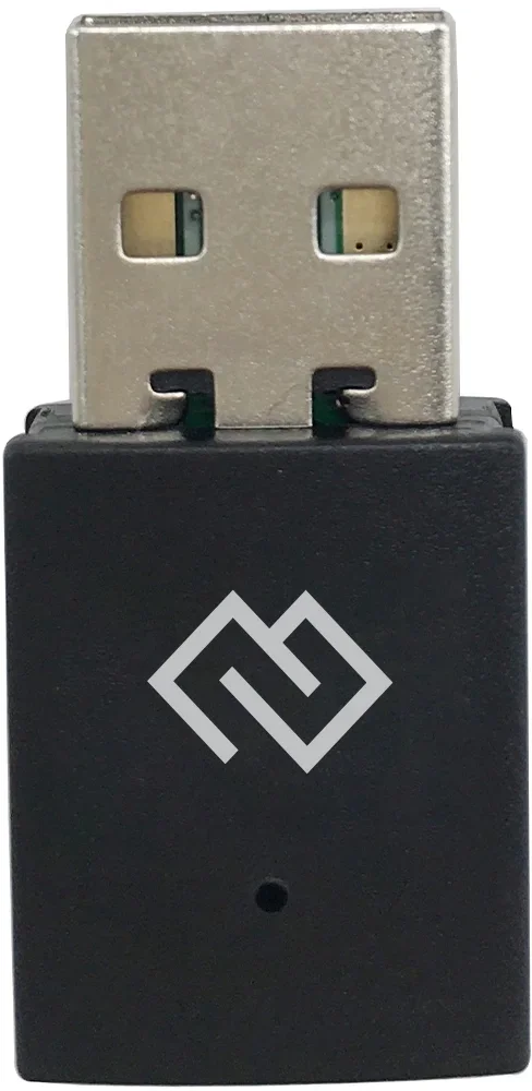 USB WiFi адаптер Digma - N300C, Wi-Fi 4 (802.11n), USB Type A, USB-adapter, цвет чёрный, DWA-N300C
