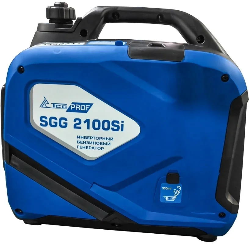 Электрогенератор бензиновый инверторный ТСС SGG 2100Si, 2.1 кВт, 56 дБ, 20 кг