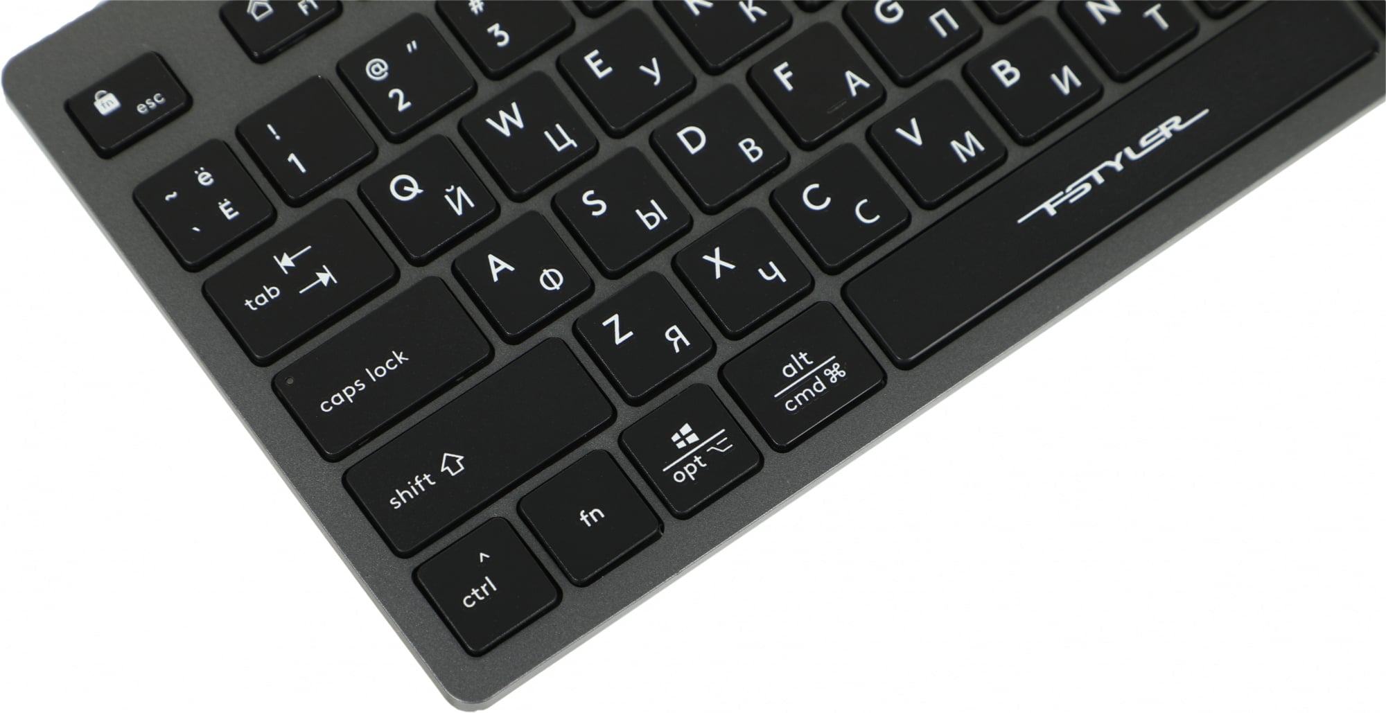 Клавиатура A4Tech FX50 серый USB slim Multimedia (FX50 GREY) кабель 1.5м