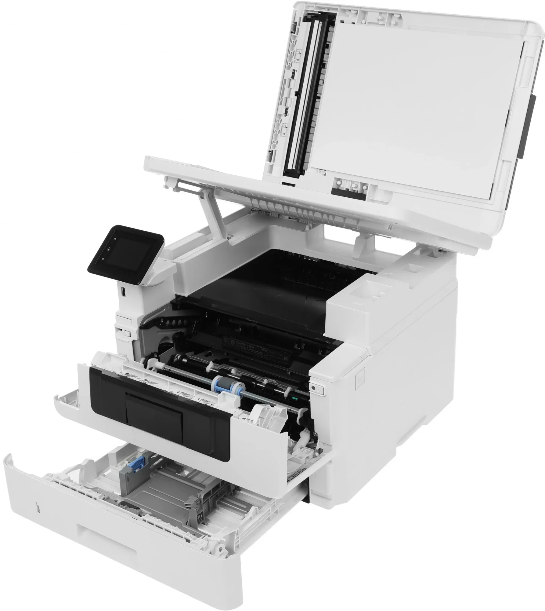 МФУ лазерное HP LaserJet Pro 4103fdn (2Z628A), A4, ч/б, печ. до 40 стр/мин., скан. до 29 стр/мин. (ч/б) 20 стр/мин. (цвет), 1200 x 1200 dpi, USB, RJ-45, Air Print, Mopria
