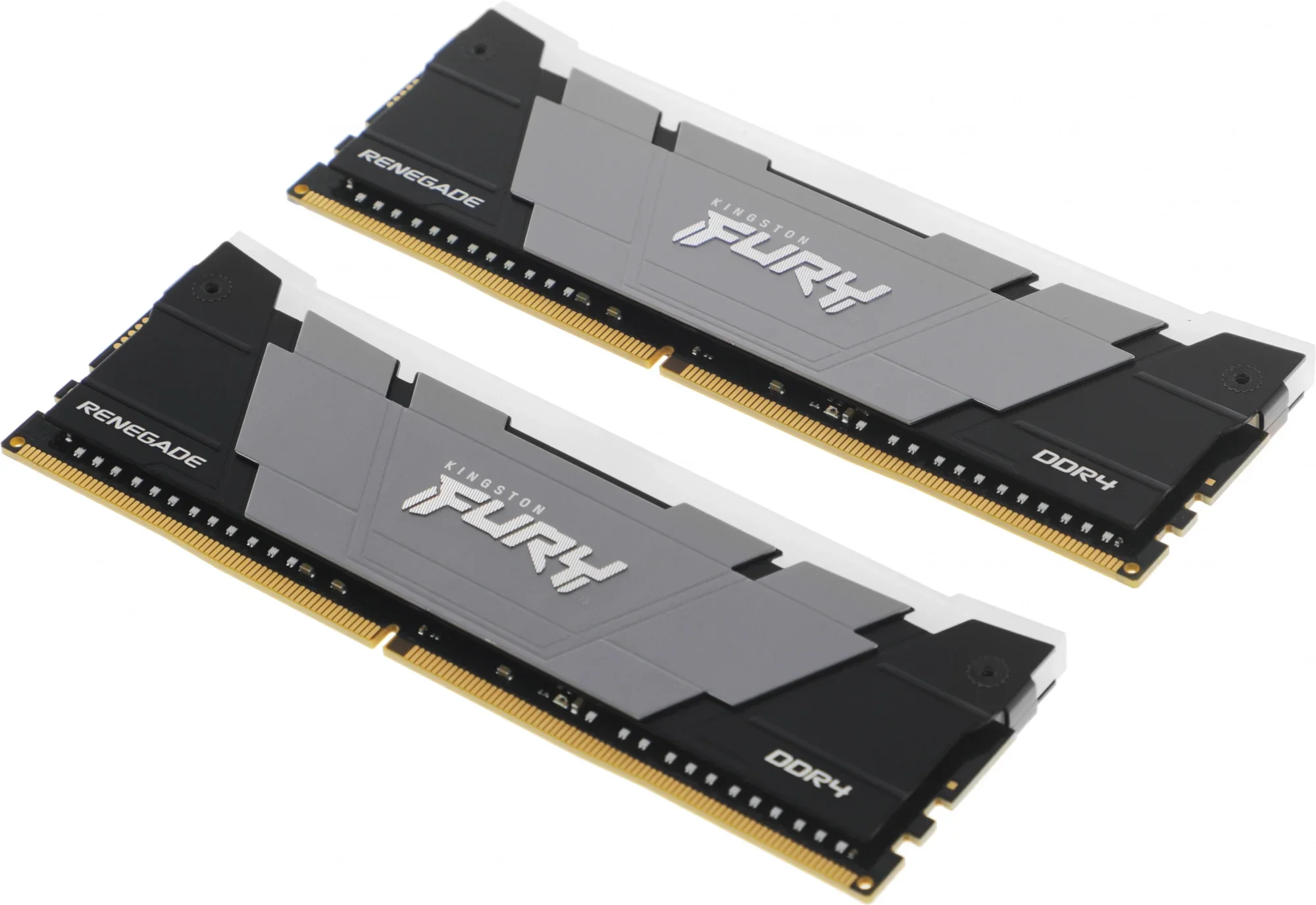 Память DDR4 2x16GB 3200MHz Kingston KF432C16RB12AK2/32 Fury Renegade RGB RTL Gaming PC4-25600 CL16 DIMM 288-pin 1.35В dual rank с радиатором Ret