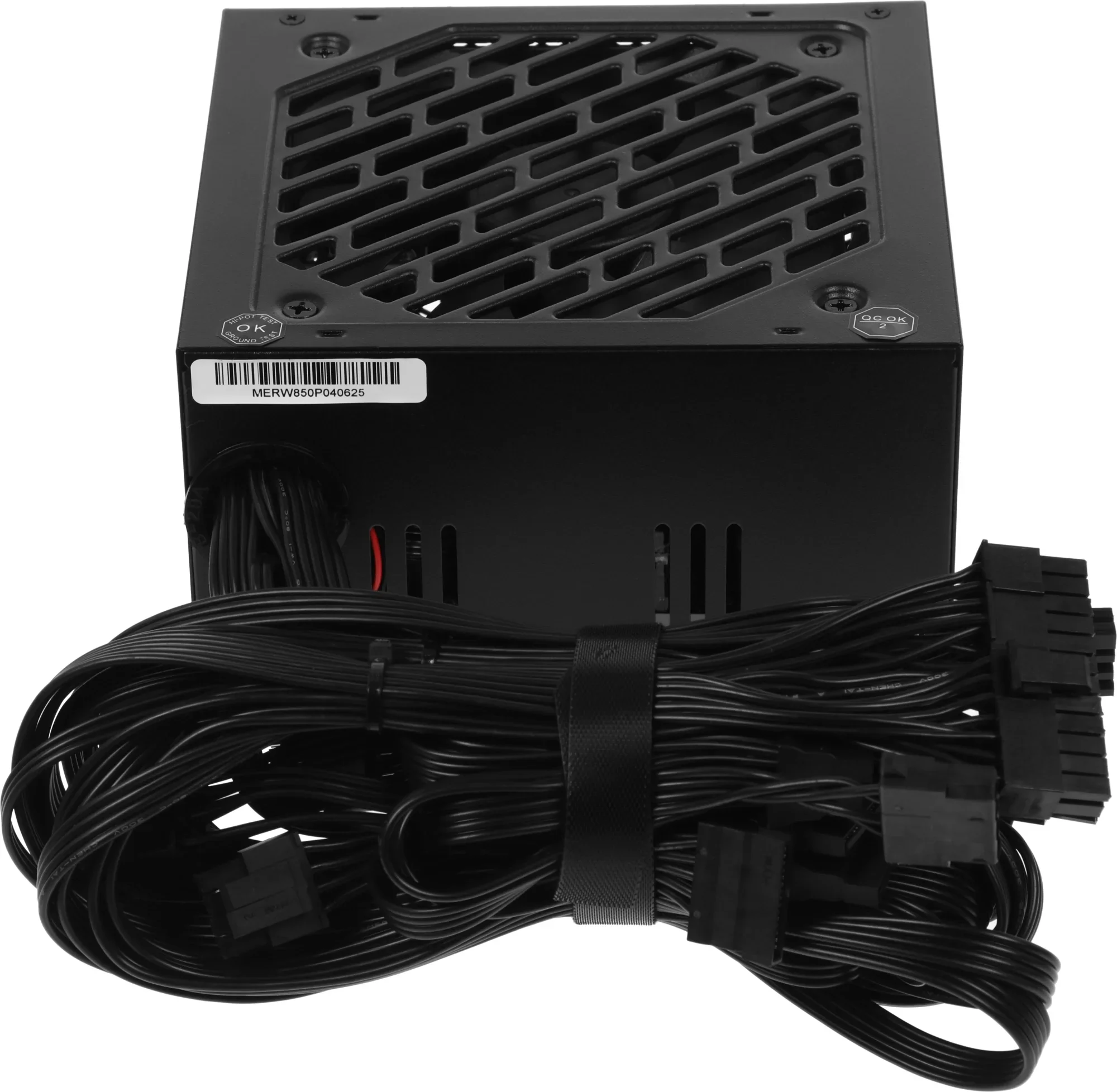 Блок питания Accord ACC-W850P 80+ (850W, 6xSATA, 2xMOLEX, 1xPCI-E(6+2), 120mm, APFC, 80+)