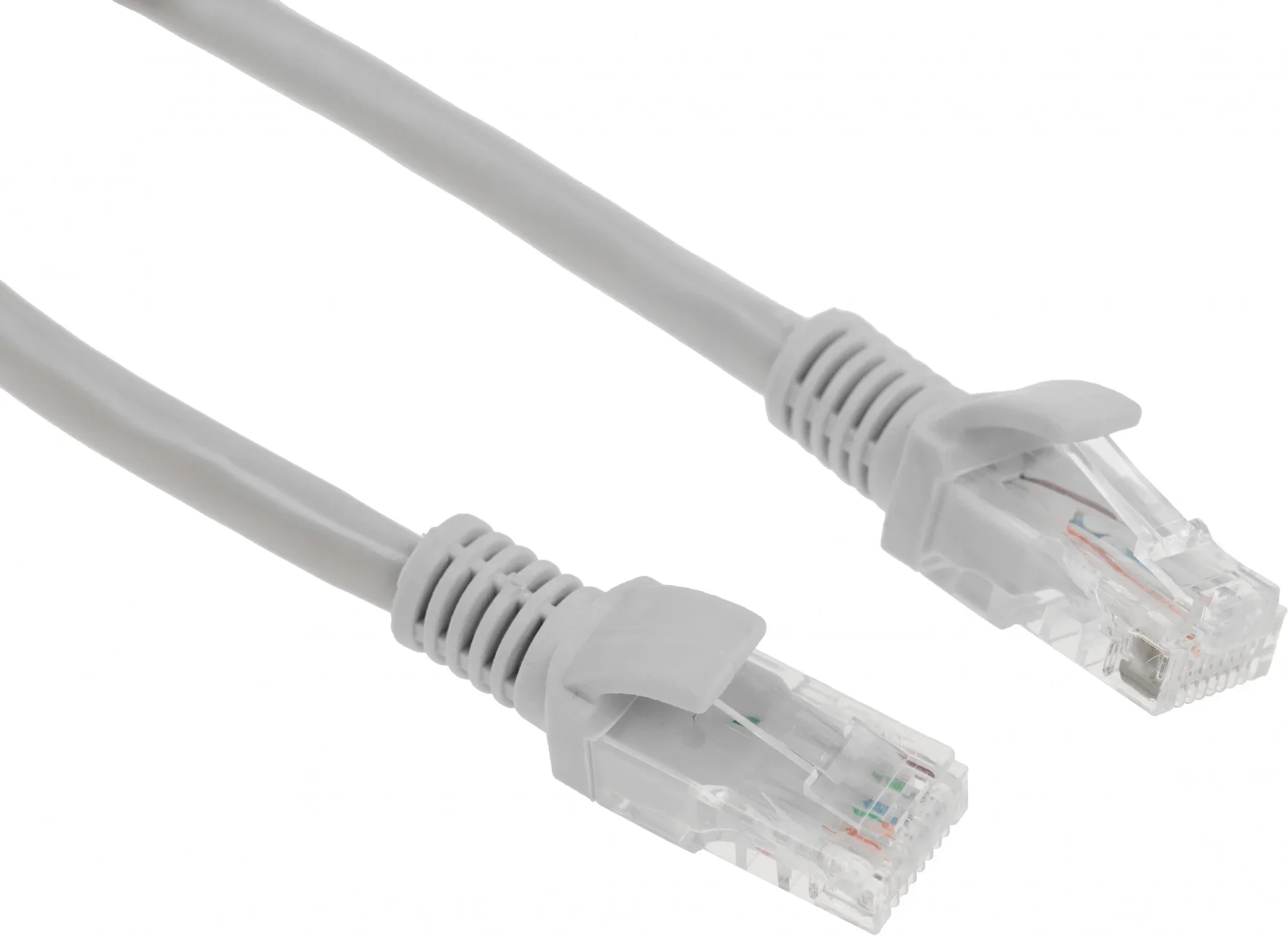 Патч-корд Premier PP6U-0.25M 10000Гбит/с UTP 4 пары cat.6 CCA molded 0.25м  серый  RJ-45  (m)-RJ-45 (m)