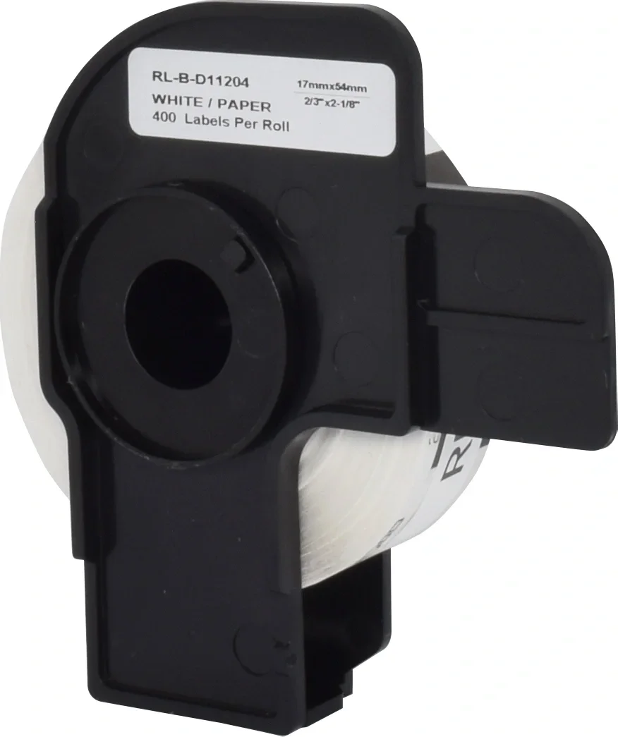 Картридж ленточный Cactus CS-DK11204 DK-11204 черный на белом для Brother P-touch QL-500, QL-550, QL-700, QL-800