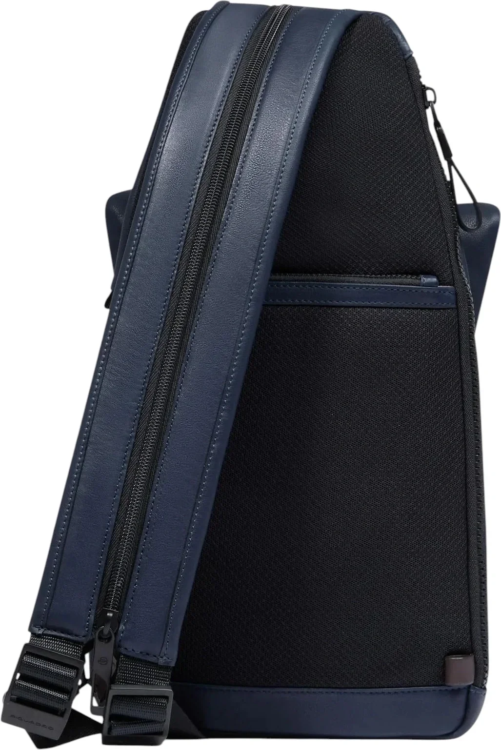 Рюкзак слинг Piquadro Harper CA6784AP/BLUTM синий/коричневый натур.кожа