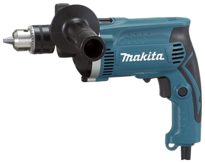 Makita <HP1630> Ударная дрель (710W, 3200 об/мин, 13 мм, регулятор,  реверс,  ключ)
