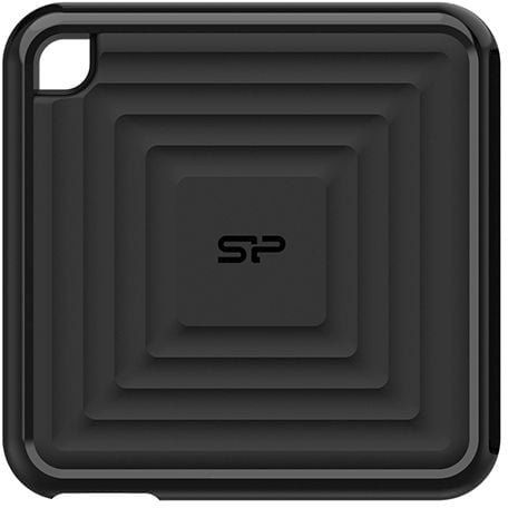 SP256GBPSDPC60CK - Silicon Power PC60 256GB Portable SSD SATAIII USB 3.2 Gen2 (Type-C) Portable SSD, R/W: up to 540MB/s; 500MB/s, Black