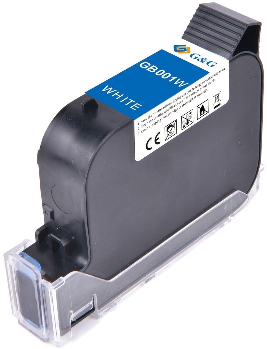 Картридж струйный G&G GB-001White бел.сольв. (42мл) для G&G GG-HH1001B