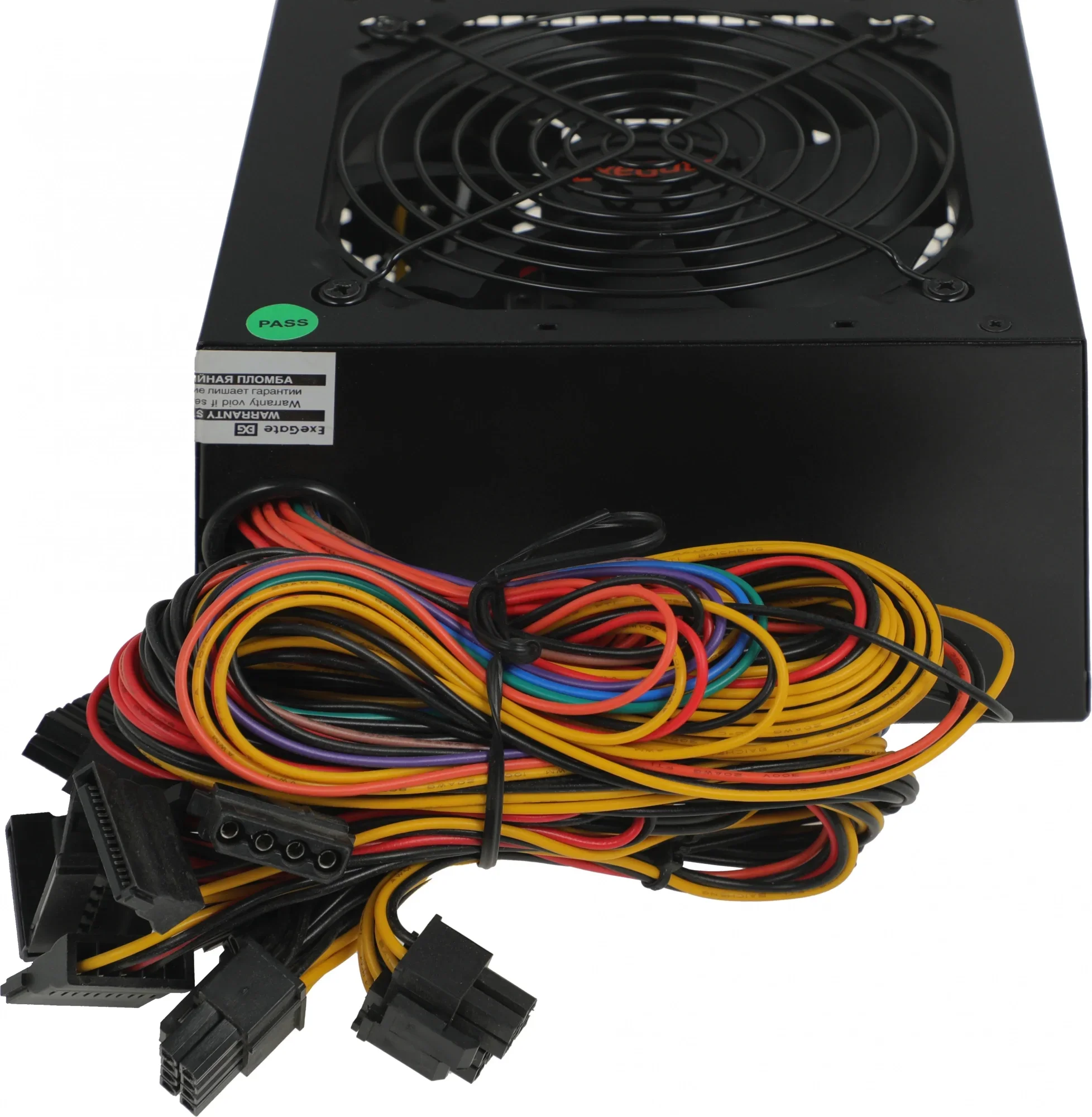 Exegate EX224734RUS / 251771  Блок питания 500W ATX-500NPX OEM, black,12cm fan, 24+4pin, 6pin PCI-E, 3*SATA