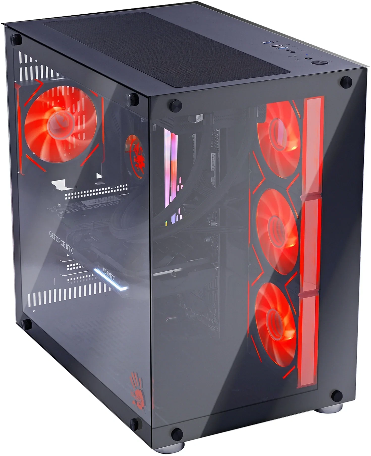 Системный блок Bloody BD-PC CZ79C3, Intel Core i5-14600KF/32 ГБ DDR5/1024 ГБ SSD/NVIDIA GeForce RTX 5070 (12 Гб)/Windows 11 Home, черный (2129071)