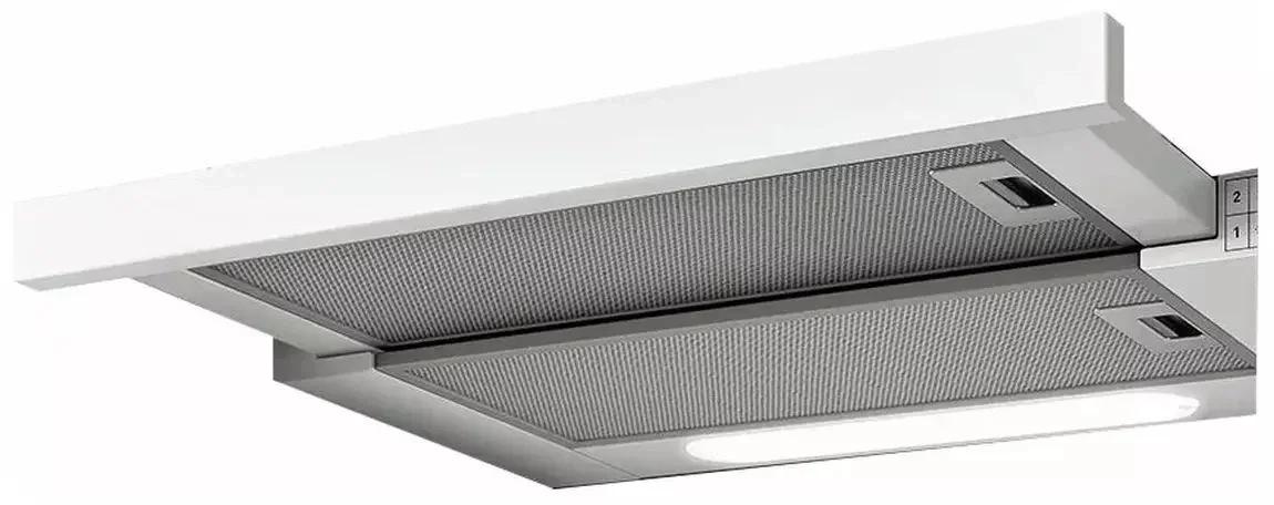 Вытяжка Elica PRF0116530B, Elite 14 Lux, 650 м³/ч, кнопочное управление, белое стекло