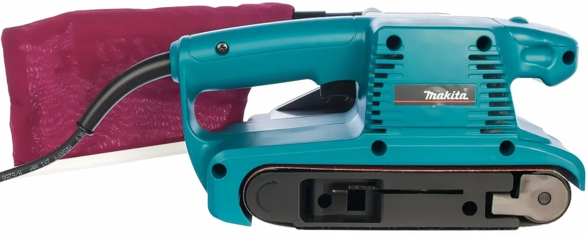Makita 9910 Ленточная шлифовальная машина [9910] {650 Вт, 270 м/мин, ширина ленты 76 мм, 2.6 кг}